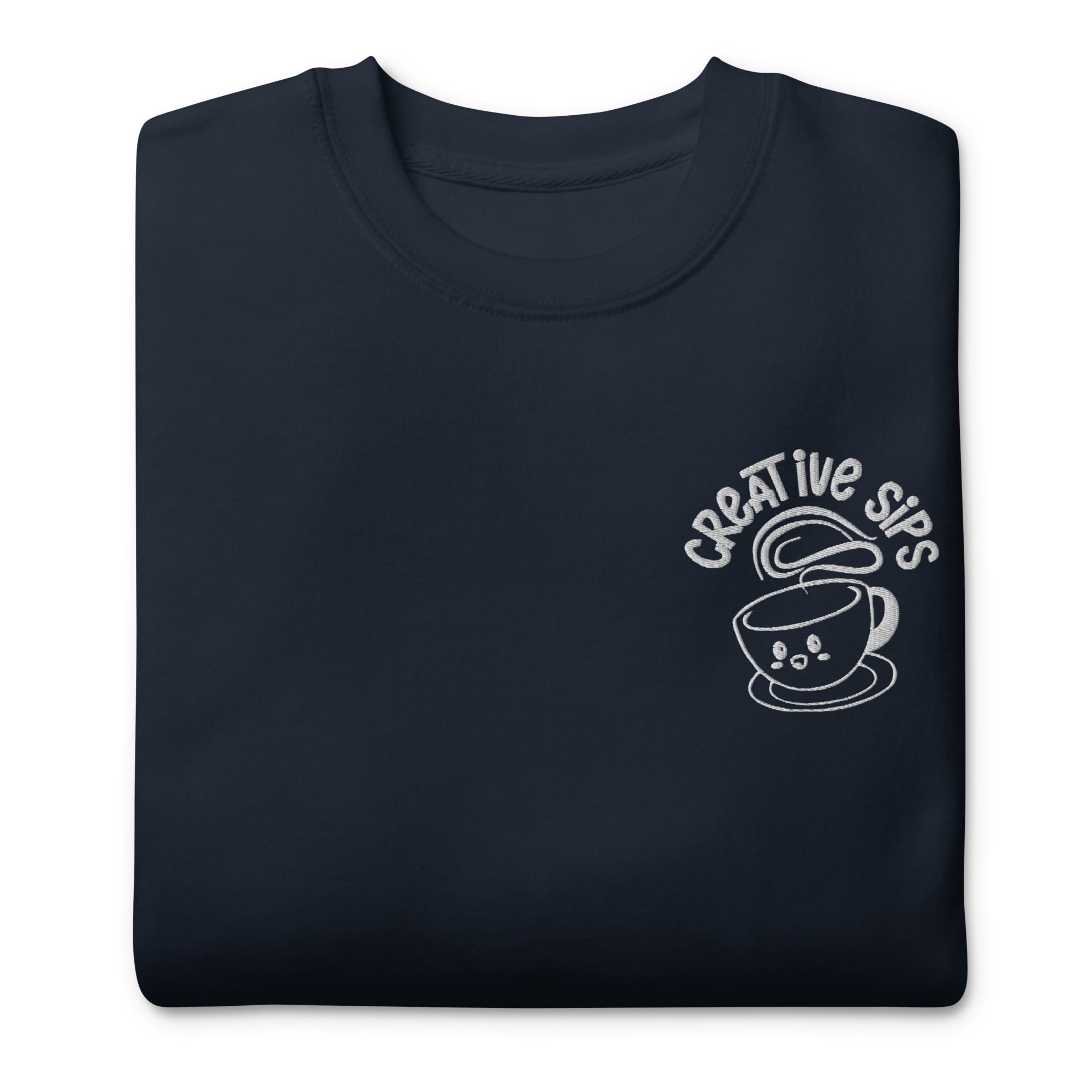 Cute SIPS Cup Unisex Premium Sweatshirt